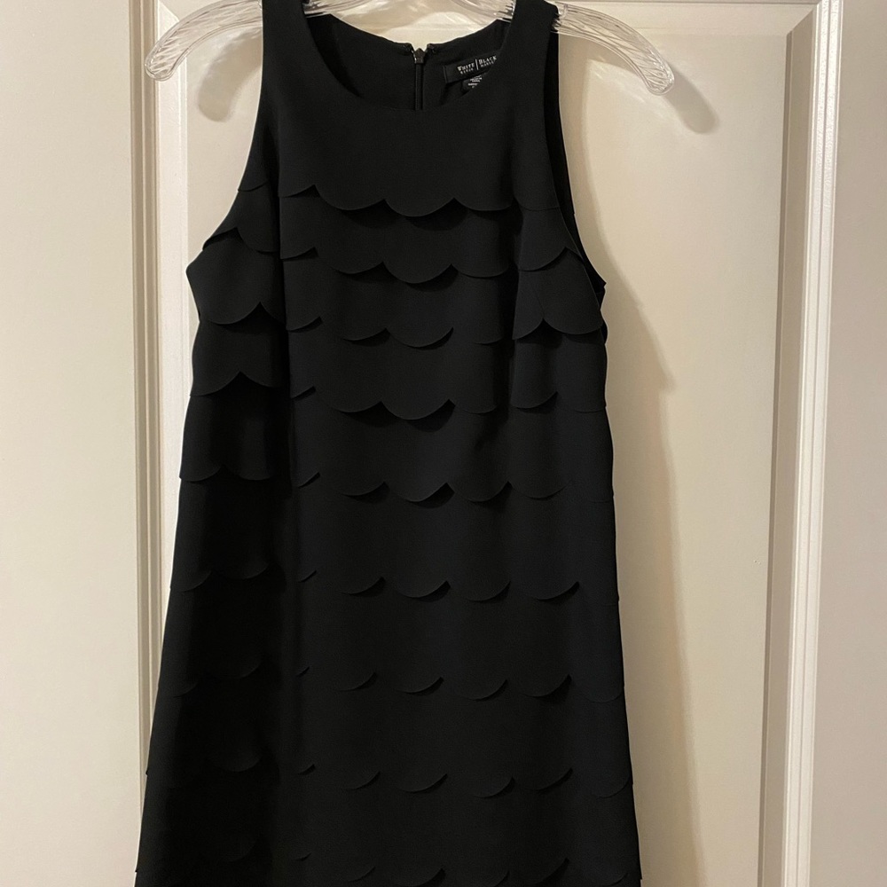 White House Black Market Scalloped Edged Layered Dress